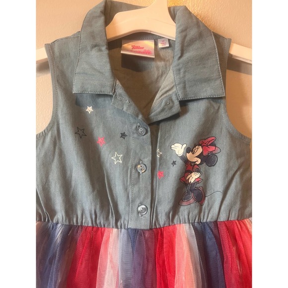 Disney Red,White and Blue Minnie tulle dress size 3T - Picture 3 of 5